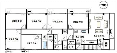 シェ・トワ二子 間取り図1