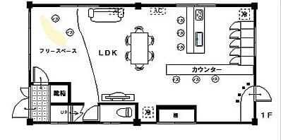 シェ・トワMALUKI 1階図面