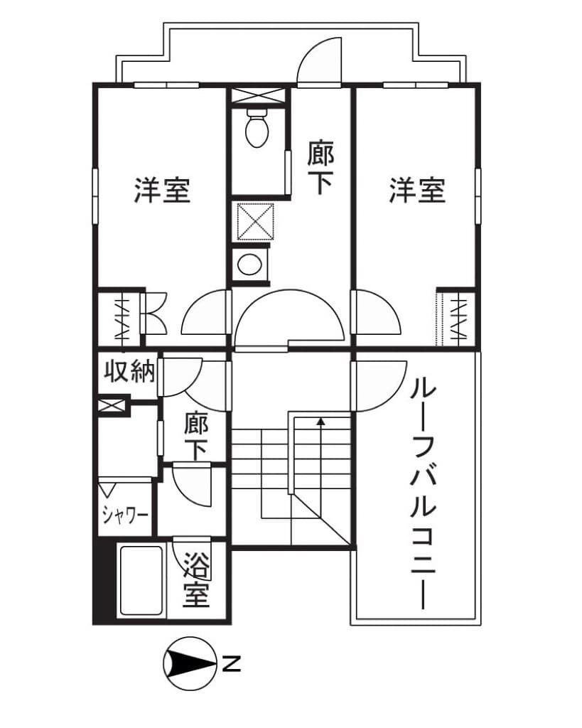 ドールマウス ハウス 間取り図 5階